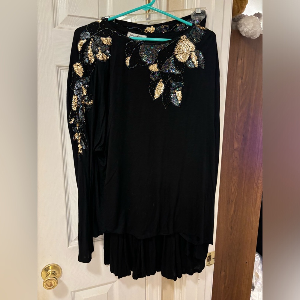 Jane Ashley shirt and skirt set